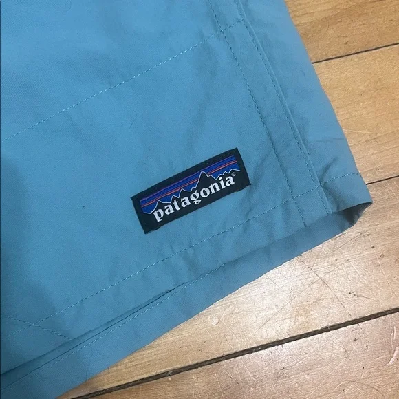 Patagonia Men's Light Blue Swim Trunks - Picture 3 of 5